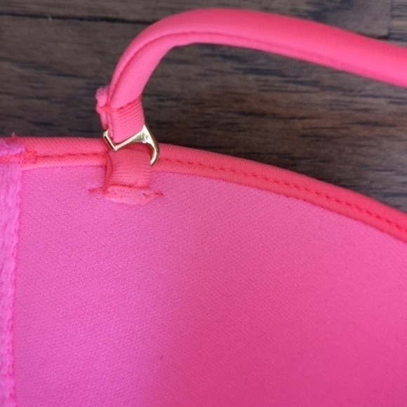 VICTORIA'S secret bikini top bright orange 32B - Picture 4 of 5